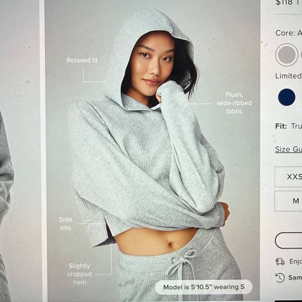 Alo: Muse Hoodie and Sweatpants set - Picture 3 of 4